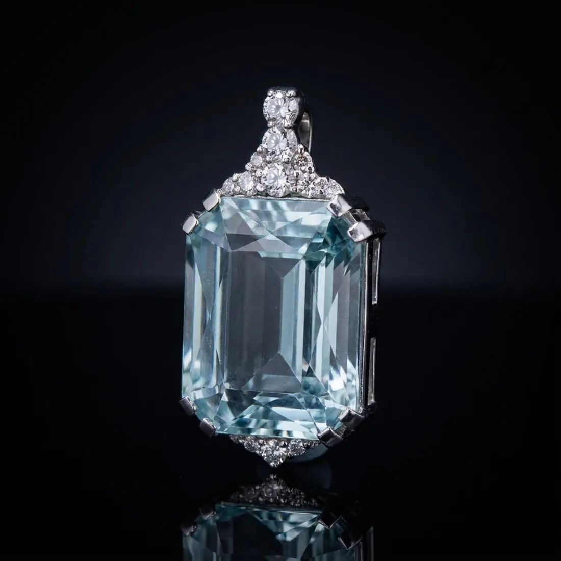 Aquamarin 9,00 ct &mdash; Anh&auml;nger