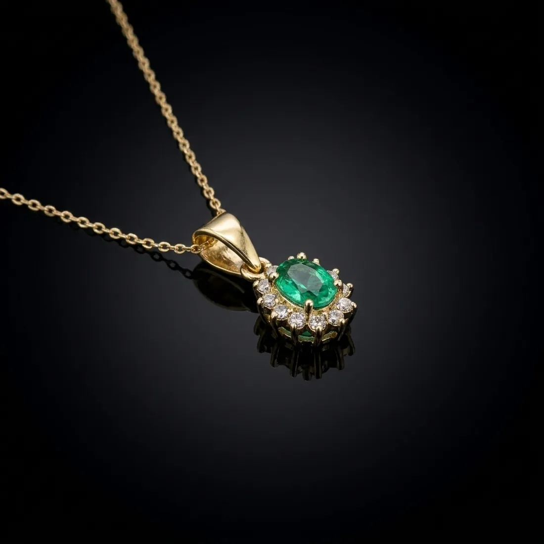 Goldkette 585 &mdash; Collier mit Anh&auml;nger