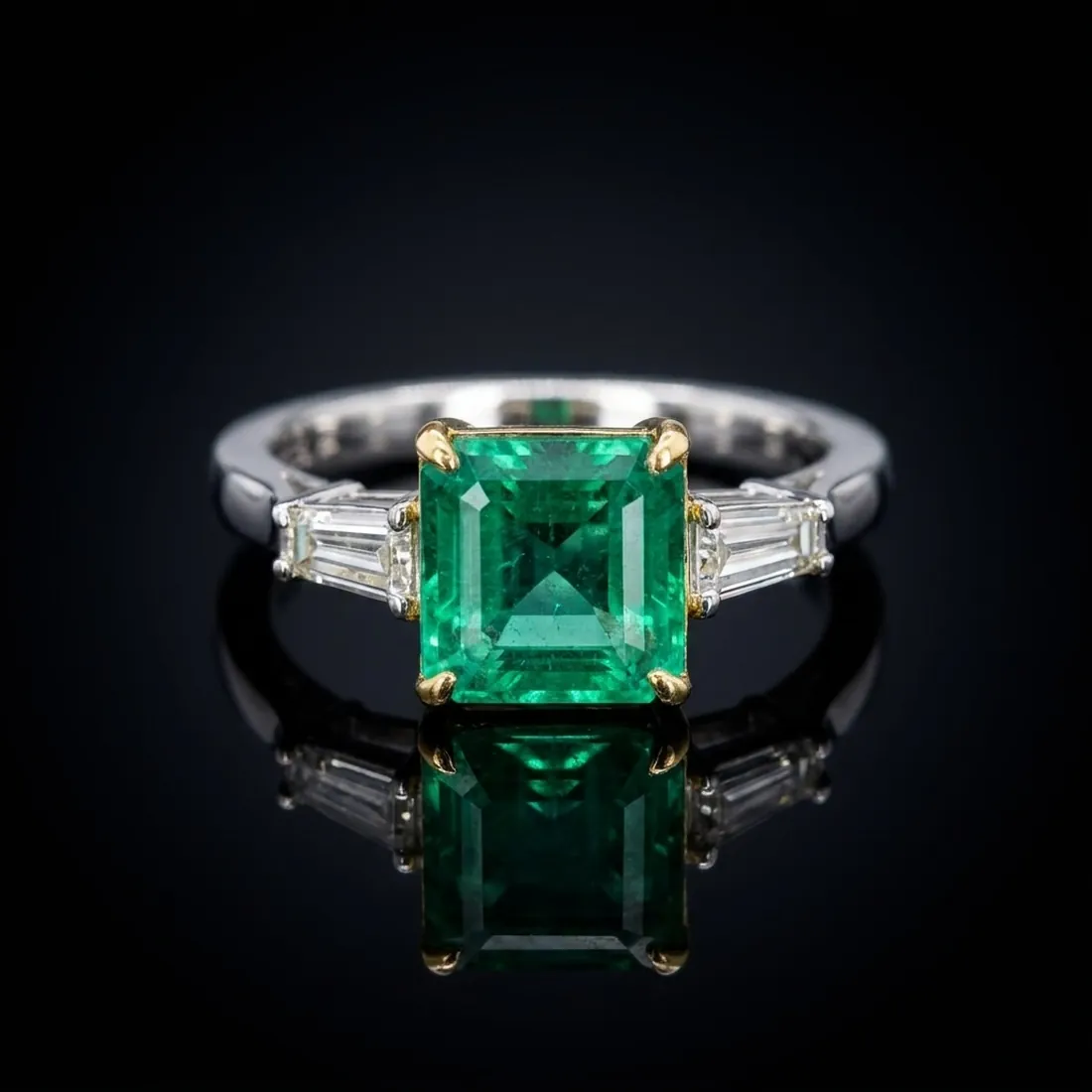 Smaragd 2,63 ct &mdash; Ring mit Smaragd